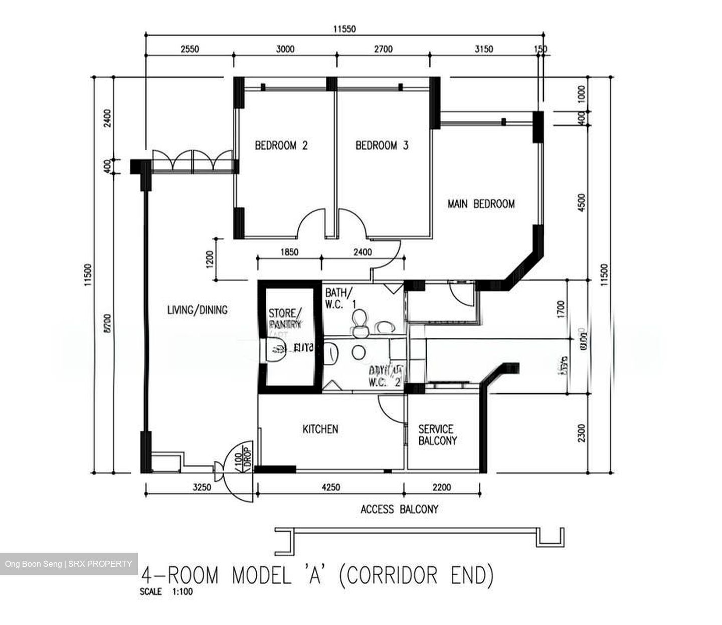 Blk 542 Woodlands Drive 16 (Woodlands), HDB 4 Rooms #600179951